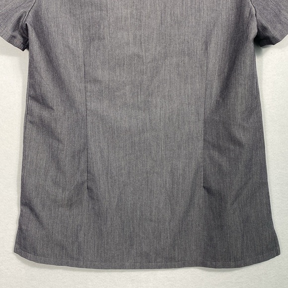 Figs Catarina One Pocket Charcoal V-Neck Tee size XS - Picture 10 of 11